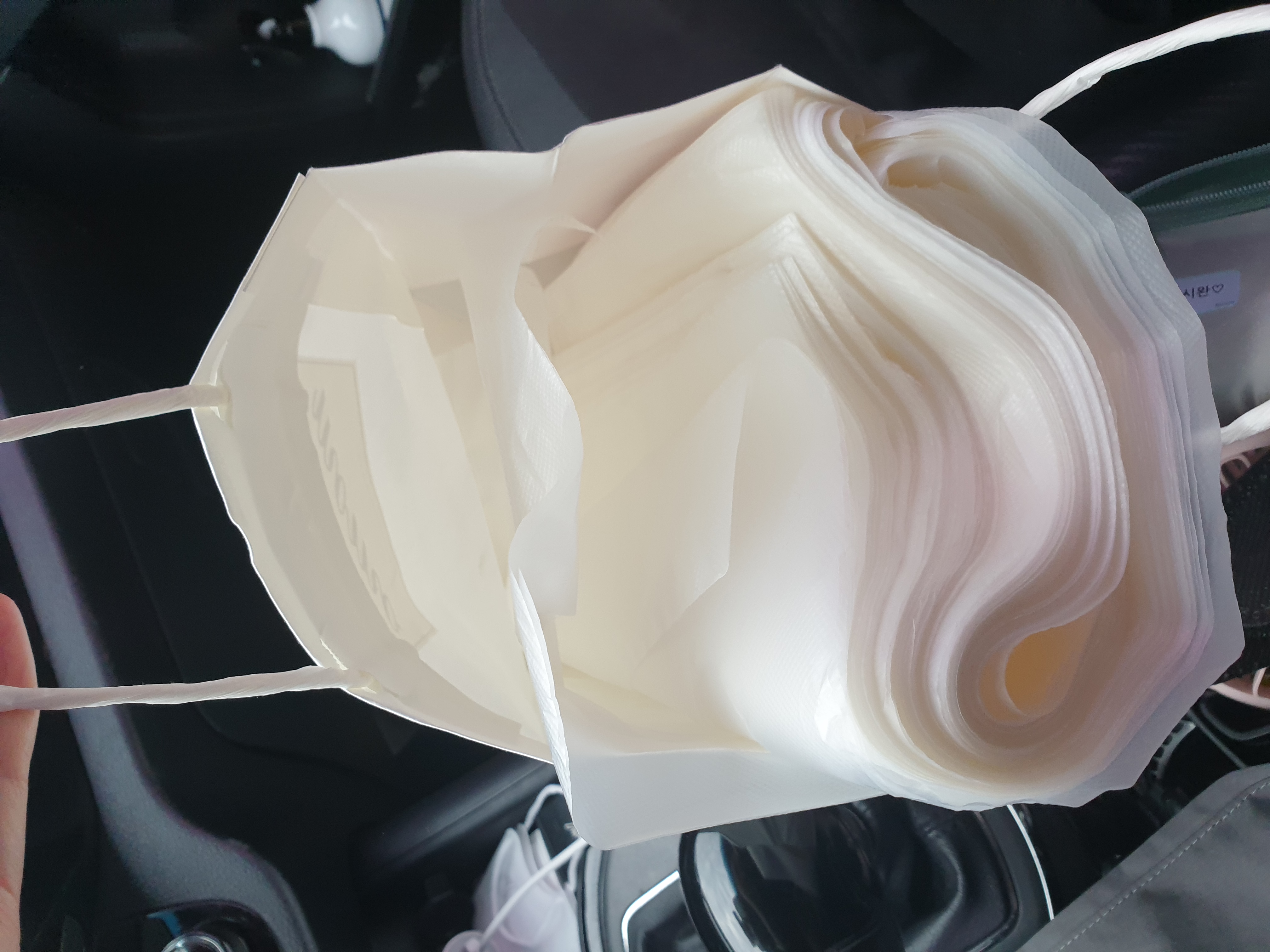 비닐캐리어 나눔 받았습니다